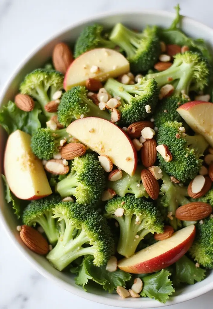 25+ No-Lettuce Salad Recipes That Are Anything but Boring - 5. Broccoli & Apple Salad