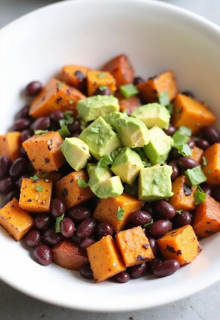 25+ No-Lettuce Salad Recipes That Are Anything but Boring - 8. Sweet Potato & Black Bean Salad