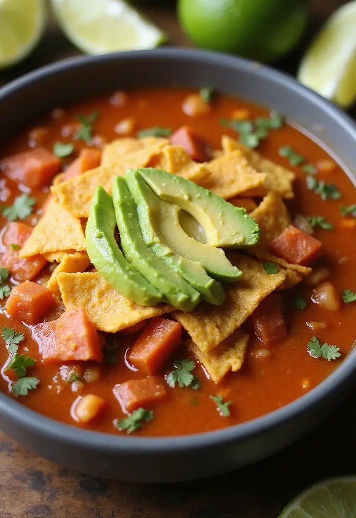 25+ Olive Garden Soup Recipes to Recreate at Home - 12. Spicy Tortilla Soup: A Zesty Kick