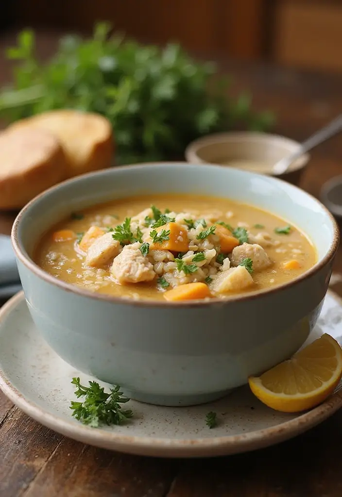 25+ Olive Garden Soup Recipes to Recreate at Home - 16. Chicken and Rice Soup: A Family Favorite