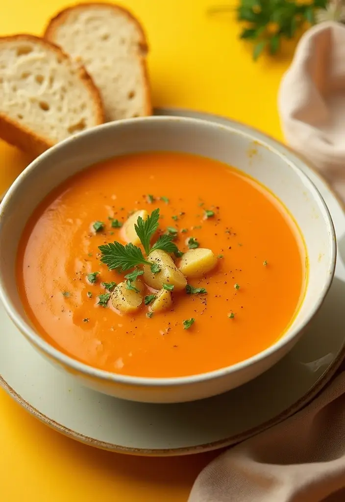 25+ Olive Garden Soup Recipes to Recreate at Home - 19. Carrot Ginger Soup: A Healthy Boost