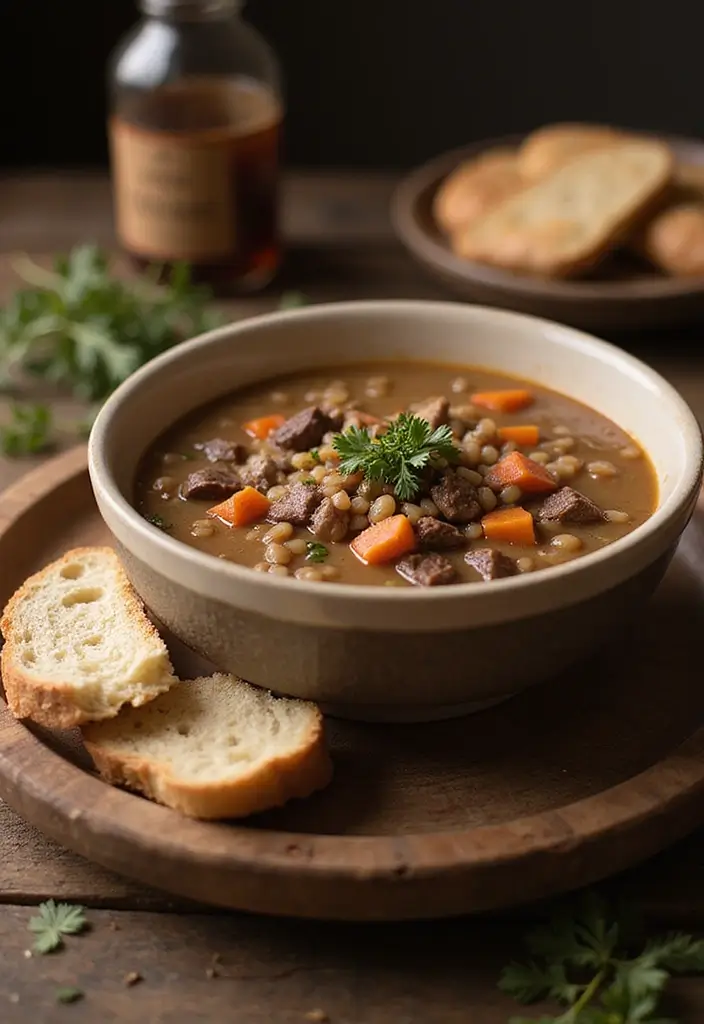 25+ Olive Garden Soup Recipes to Recreate at Home - 23. Beef and Barley Soup: A Hearty Option