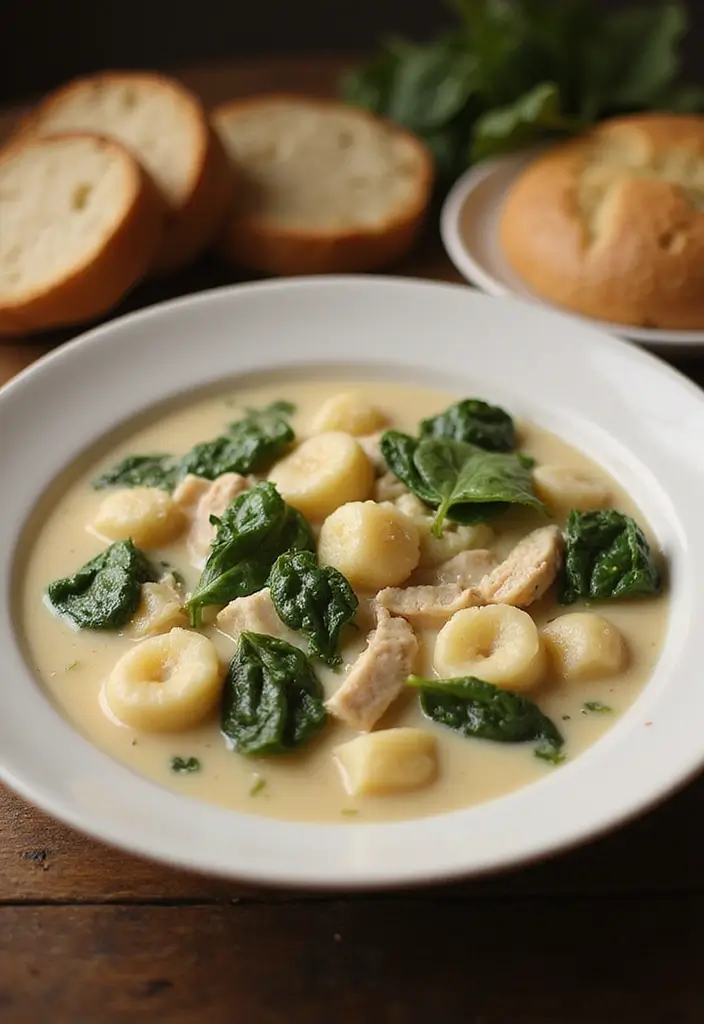 25+ Olive Garden Soup Recipes to Recreate at Home - 3. Chicken Gnocchi Soup: A Creamy Comfort