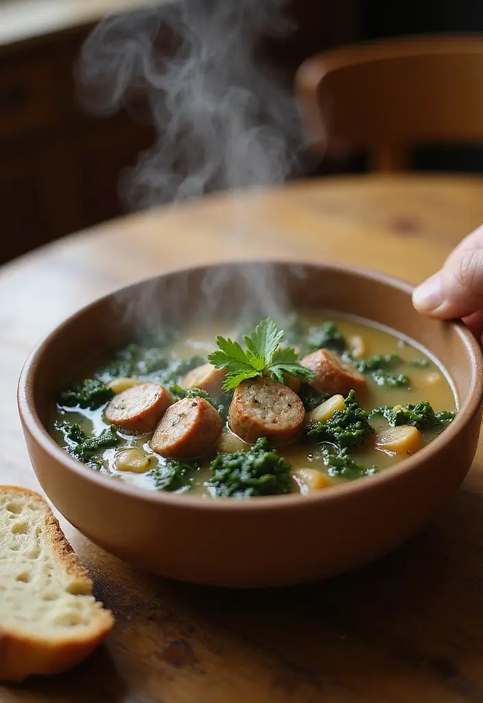 25+ Olive Garden Soup Recipes to Recreate at Home - 5. Sausage and Kale Soup: A Flavor Explosion