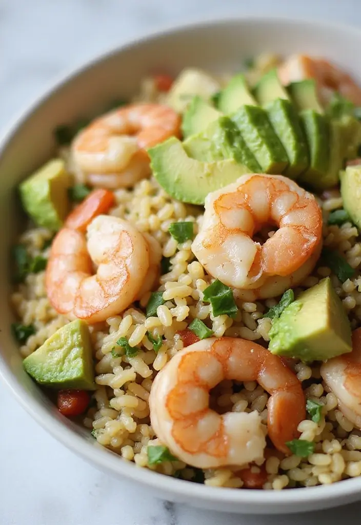 25+ Orzo Salad Recipes for Fresh Easy Meals - 22. Orzo Salad with Shrimp and Avocado