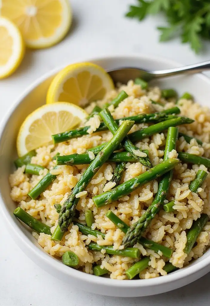 25+ Orzo Salad Recipes for Fresh Easy Meals - 9. Orzo Salad with Roasted Asparagus