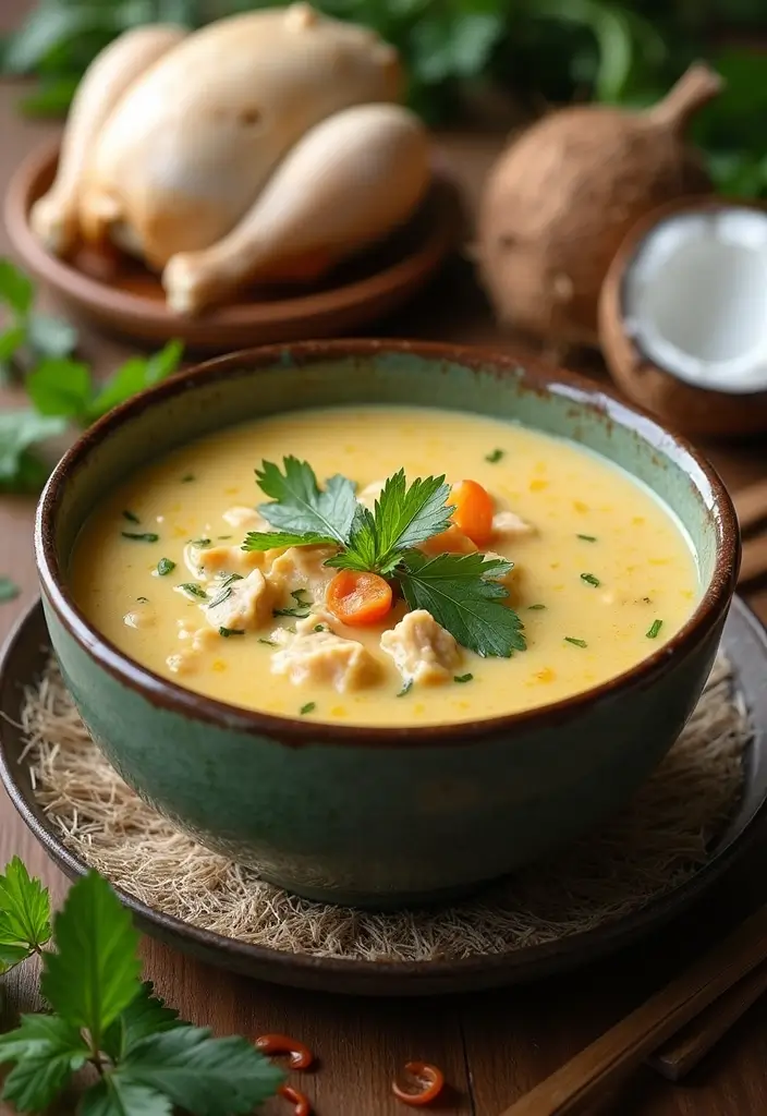 25+ Paleo Soup Recipes That Are Wholesome and Delicious - 10. Creamy Coconut and Chicken Soup