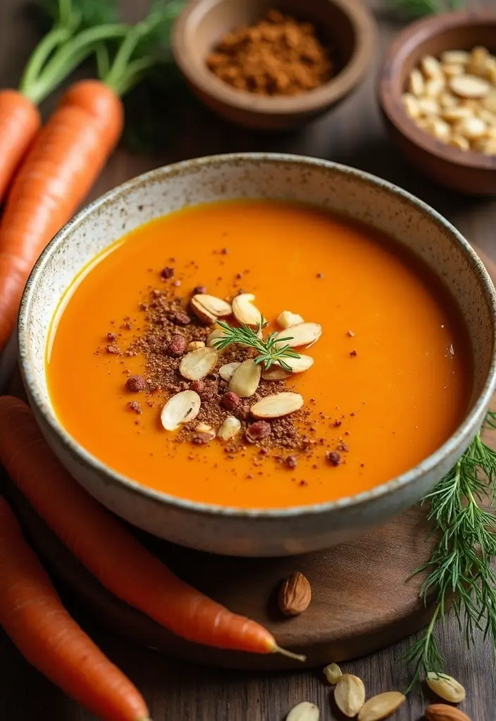 25+ Paleo Soup Recipes That Are Wholesome and Delicious - 12. Moroccan Spiced Carrot Soup