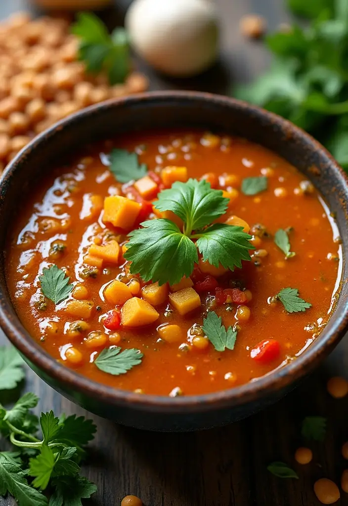 25+ Paleo Soup Recipes That Are Wholesome and Delicious - 16. Spiced Lentil and Vegetable Soup