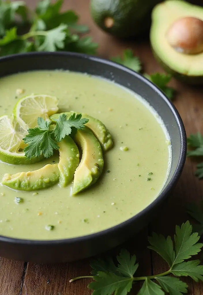 25+ Paleo Soup Recipes That Are Wholesome and Delicious - 22. Creamy Avocado Soup