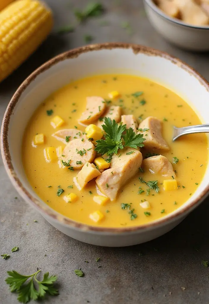 25+ Paleo Soup Recipes That Are Wholesome and Delicious - 23. Chicken and Sweet Corn Soup