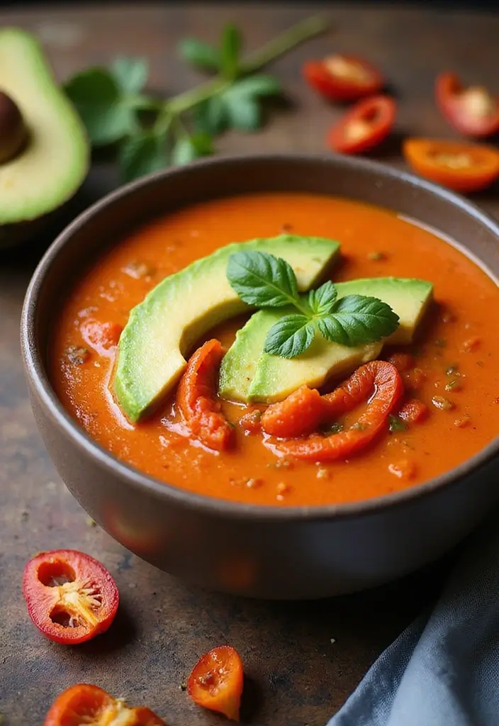 25+ Paleo Soup Recipes That Are Wholesome and Delicious - 7. Roasted Red Pepper and Tomato Soup
