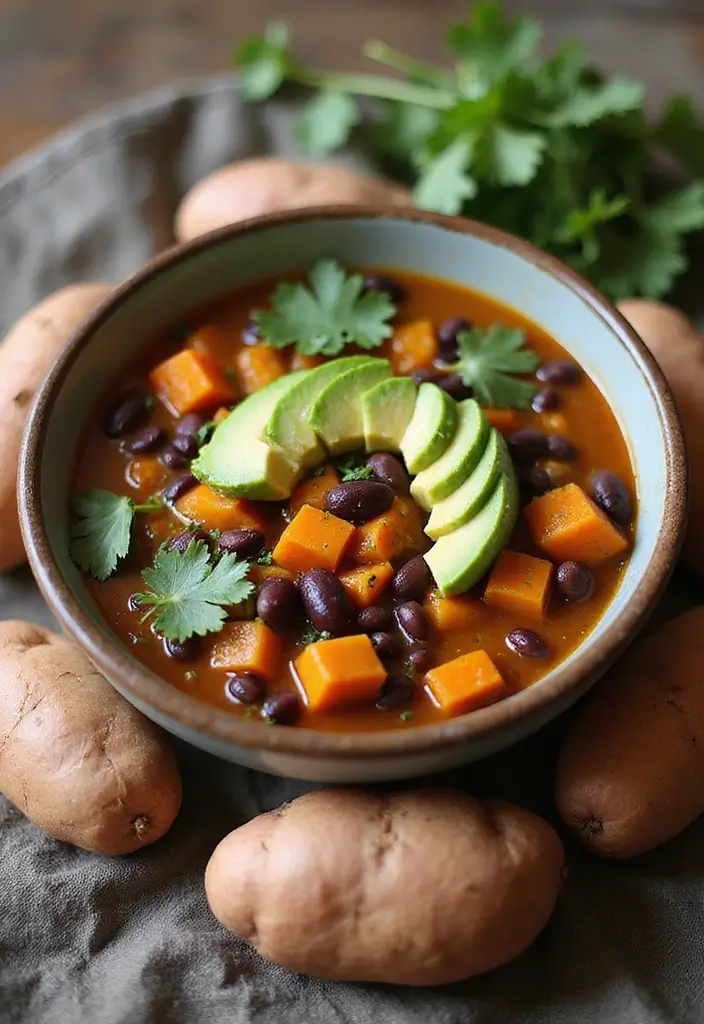 25+ Paleo Soup Recipes That Are Wholesome and Delicious - 9. Sweet Potato and Black Bean Soup