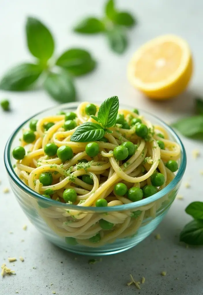 25+ Pesto Pasta Salad Recipes Full of Fresh Basil Flavor - 6. Lemon Basil Pesto Pasta Salad