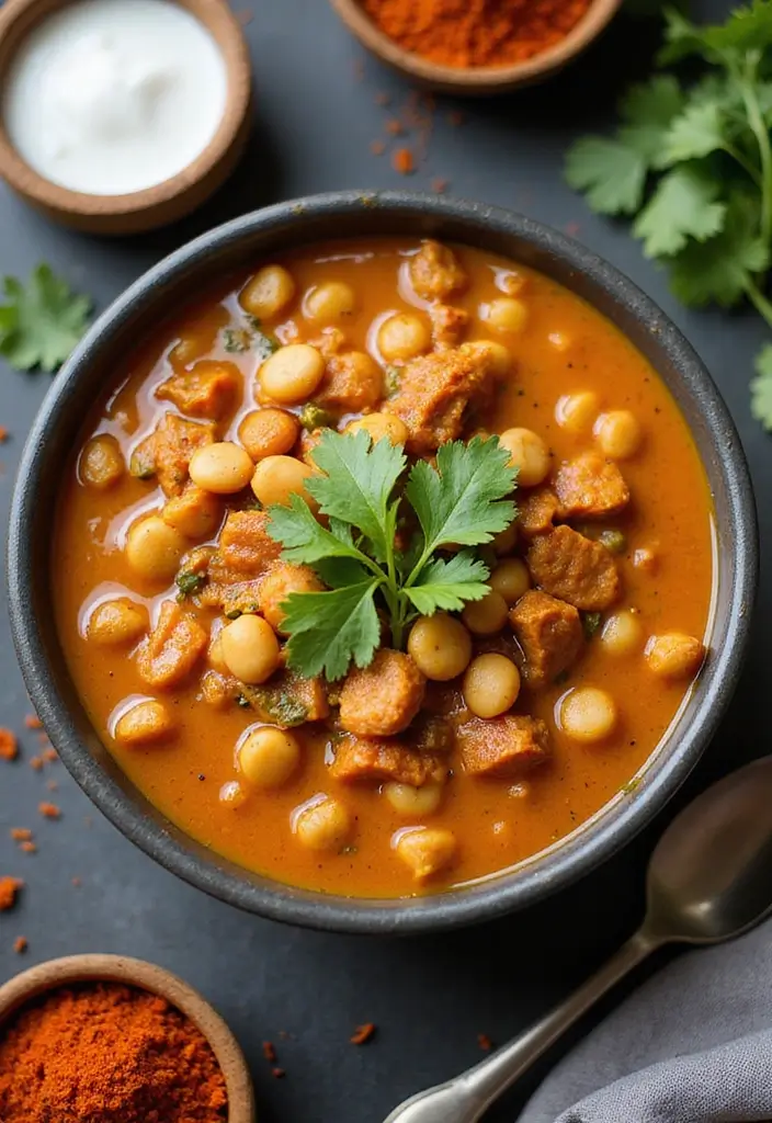 25+ Pinto Bean Soup Recipes Full of Protein and Flavor - 12. Curried Pinto Bean Soup