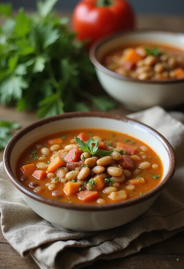 25+ Pinto Bean Soup Recipes Full of Protein and Flavor - 18. Pinto Bean and Lentil Soup