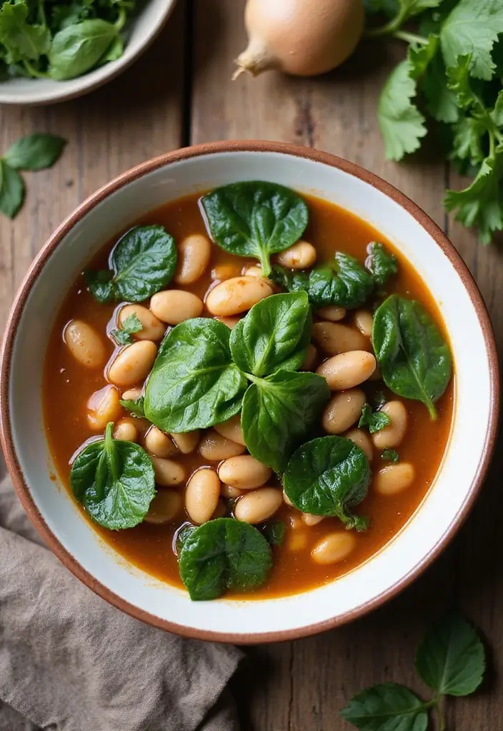 25+ Pinto Bean Soup Recipes Full of Protein and Flavor - 3. Pinto Bean Soup with Greens