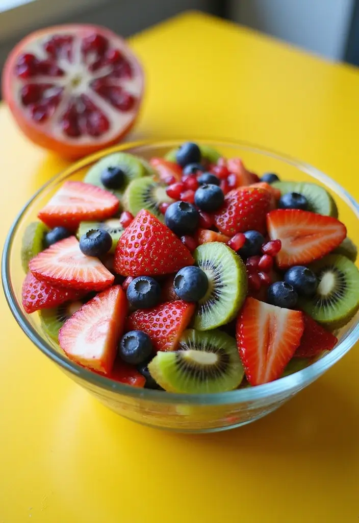 25+ Pomegranate Salad Recipes for a Burst of Color - 19. Fruity Pomegranate Salad