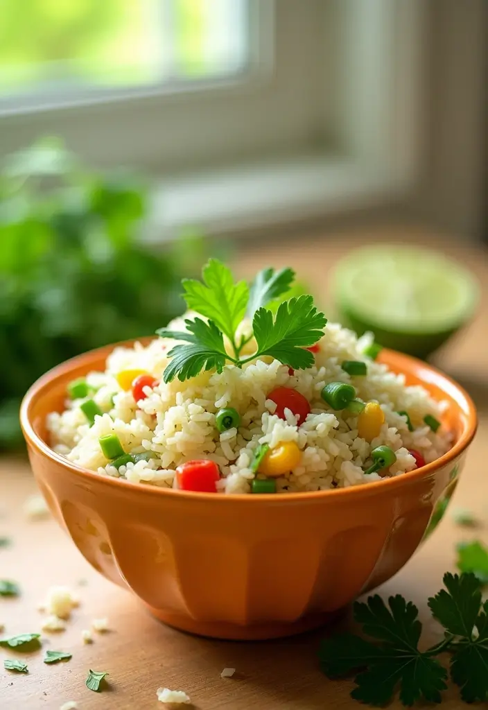 25+ Potluck Salad Recipes That Always Impress - 15. Cilantro Lime Rice Salad