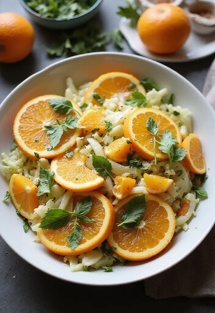 25+ Potluck Salad Recipes That Always Impress - 20. Fennel and Citrus Salad