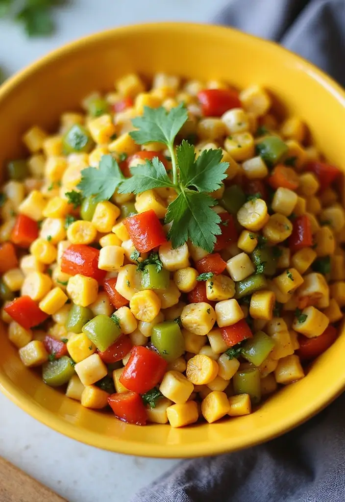 25+ Potluck Salad Recipes That Always Impress - 22. Roasted Corn Salad