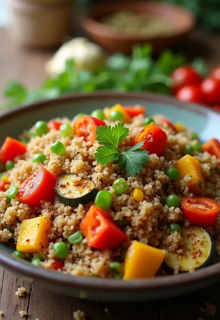 25+ Potluck Salad Recipes That Always Impress - 3. Roasted Vegetable Quinoa Salad