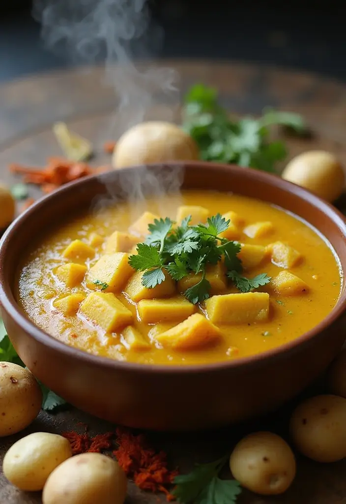 25+ Pureed Soup Recipes for Creamy Cozy Dinners 62 25+ Pureed Soup Recipes for Creamy Cozy Dinners - 10. Curried Potato Soup