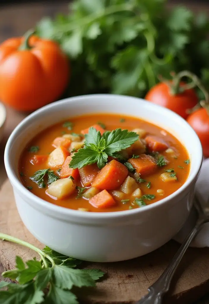 25+ Pureed Soup Recipes for Creamy Cozy Dinners 125 25+ Pureed Soup Recipes for Creamy Cozy Dinners - 19. Easy Vegetable Soup