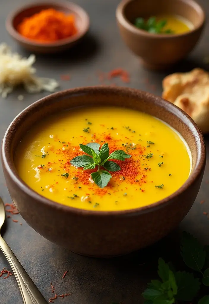 25+ Pureed Soup Recipes for Creamy Cozy Dinners 153 25+ Pureed Soup Recipes for Creamy Cozy Dinners - 23. Saffron and Rice Soup