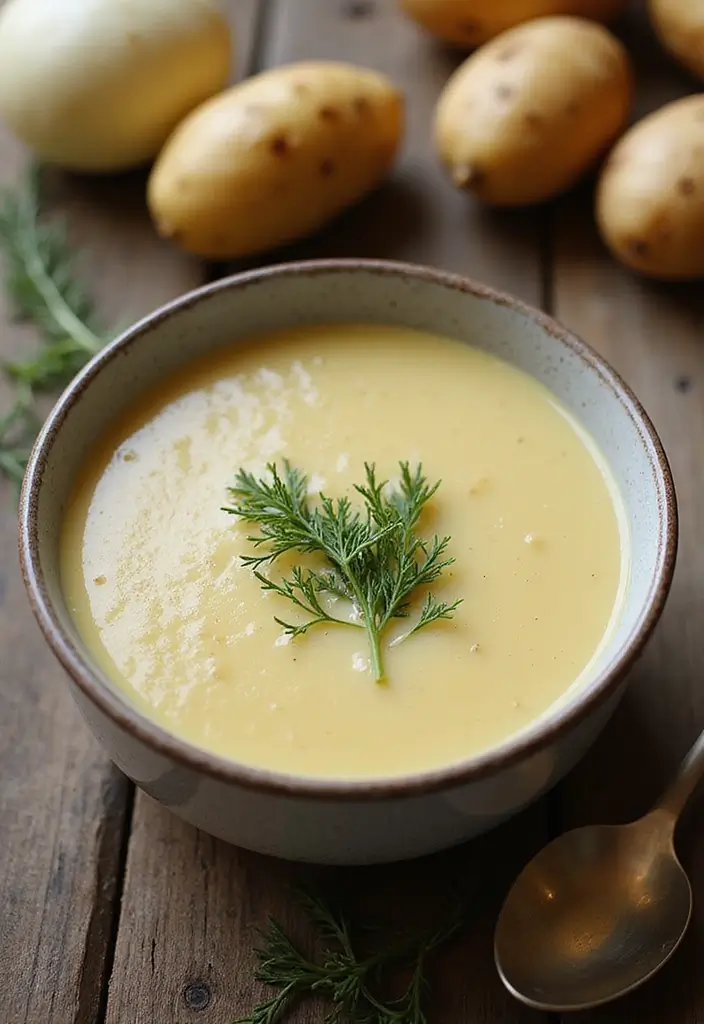 25+ Pureed Soup Recipes for Creamy Cozy Dinners 167 25+ Pureed Soup Recipes for Creamy Cozy Dinners - 25. Fennel and Potato Soup