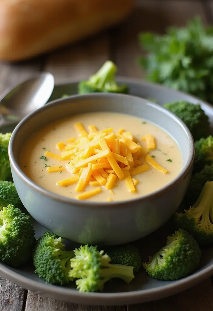 25+ Pureed Soup Recipes for Creamy Cozy Dinners 55 25+ Pureed Soup Recipes for Creamy Cozy Dinners - 9. Broccoli and Cheddar Soup