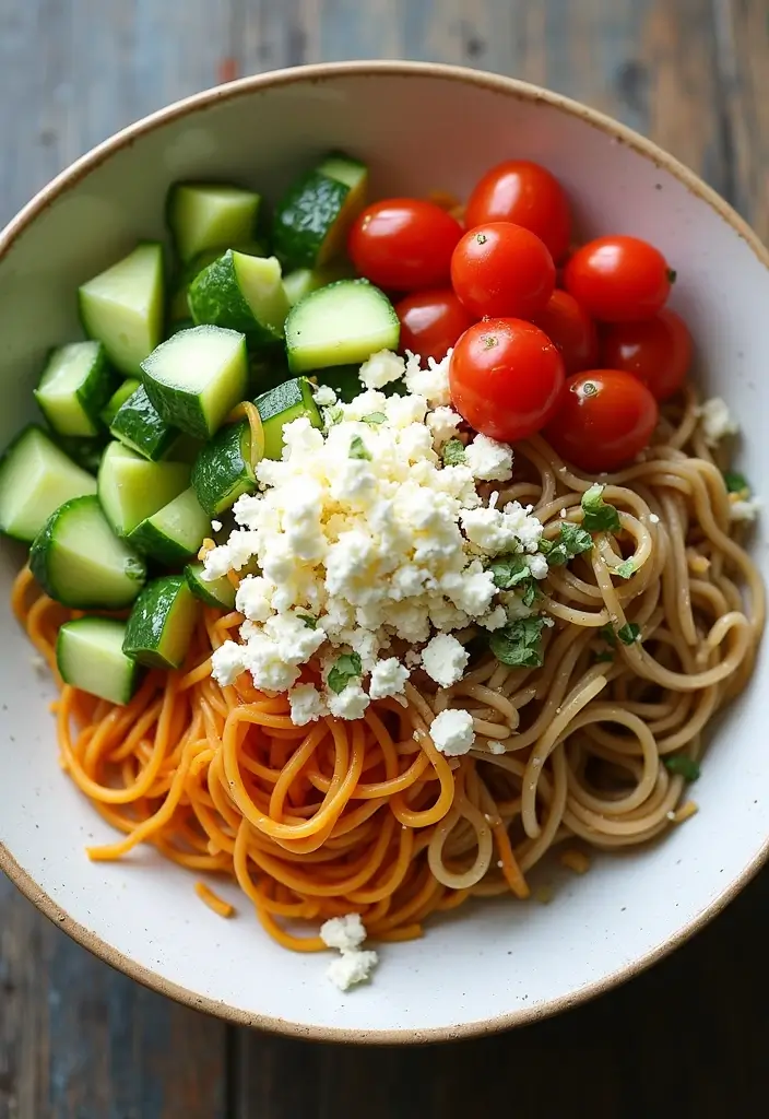 25+ Ramen Salad Recipes for Quick Tasty Meals - 10. Greek Ramen Salad