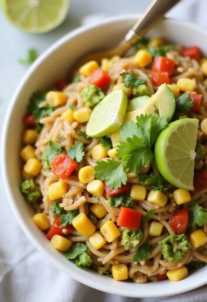 25+ Ramen Salad Recipes for Quick Tasty Meals - 11. Cilantro Lime Ramen Salad