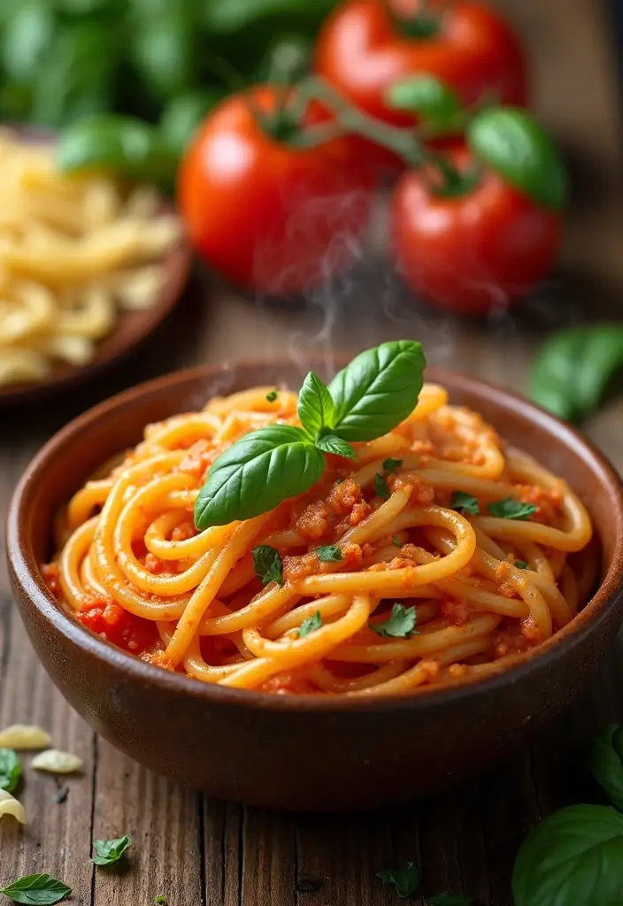 25+ Recipes Using Canned Tomato Soup in Creative Ways - 1. Creamy Tomato Basil Pasta