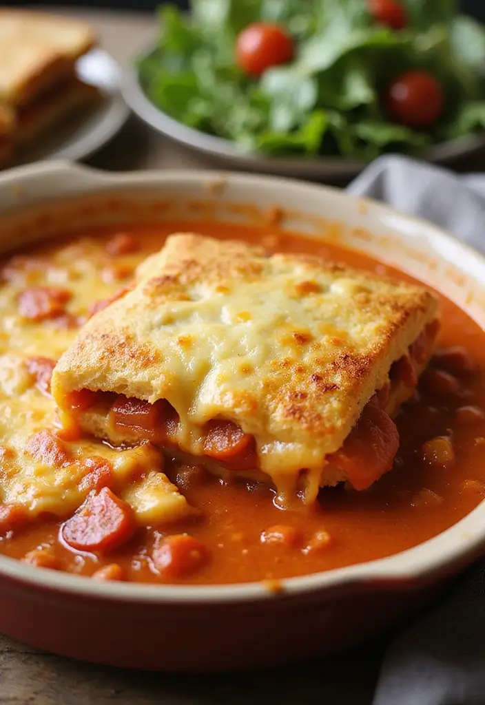 25+ Recipes Using Canned Tomato Soup in Creative Ways - 2. Tomato Soup Grilled Cheese Casserole
