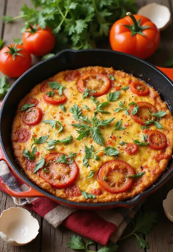 25+ Recipes Using Canned Tomato Soup in Creative Ways - 4. Tomato Soup Frittata