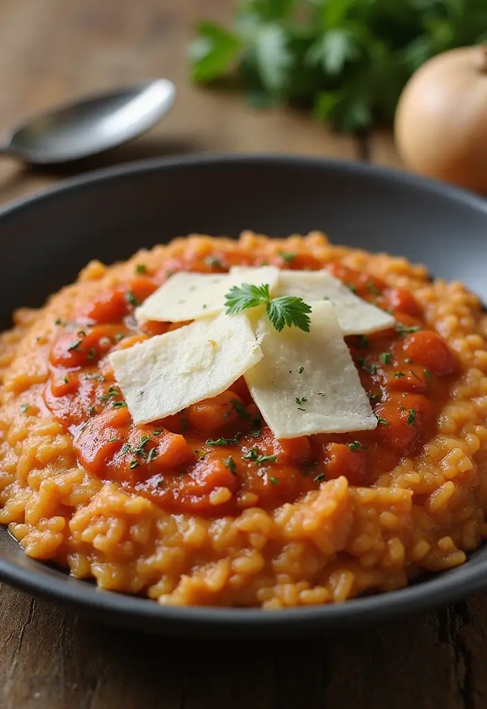 25+ Recipes Using Canned Tomato Soup in Creative Ways - 8. Tomato Soup Risotto