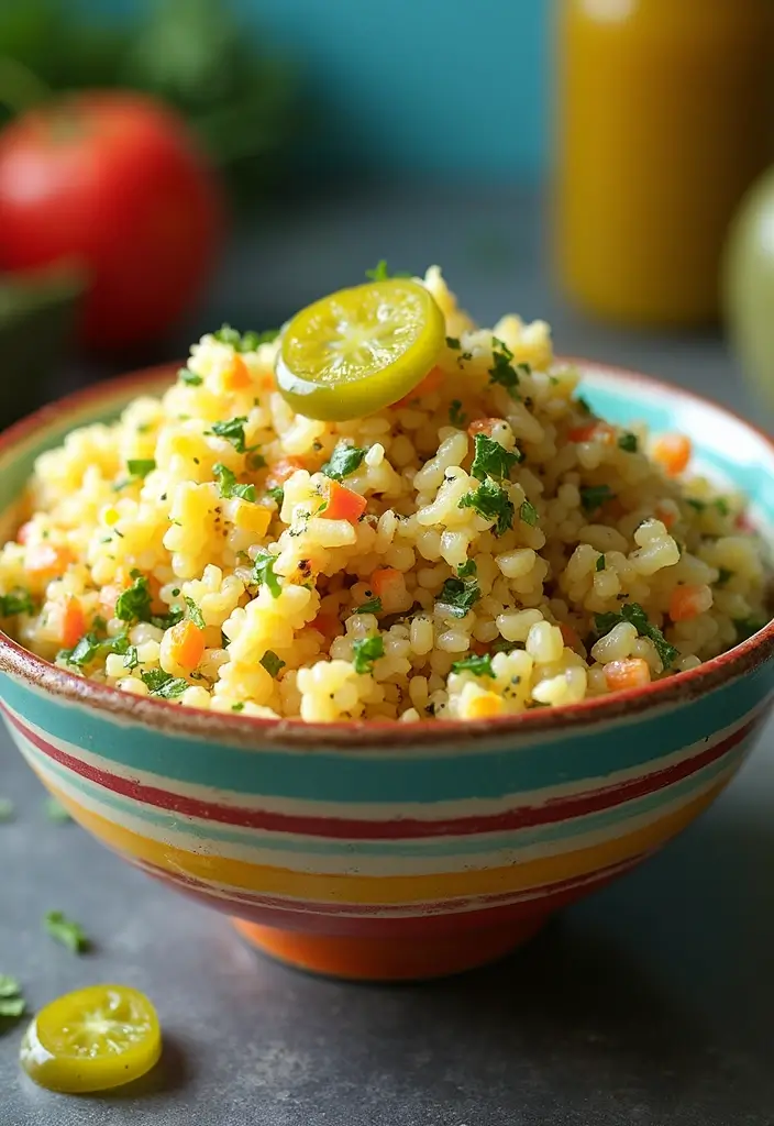 25+ Rice Salad Recipes That Are Filling and Flavorful - 13. Dill Pickle Rice Salad