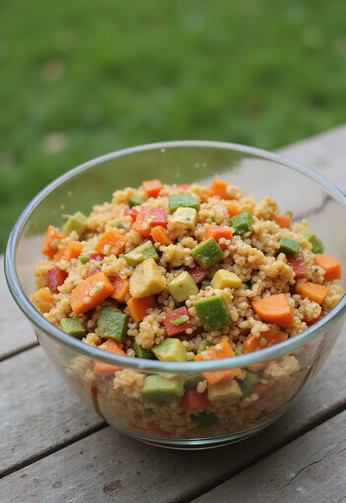 25+ Rice Salad Recipes That Are Filling and Flavorful - 14. Rainbow Rice Salad