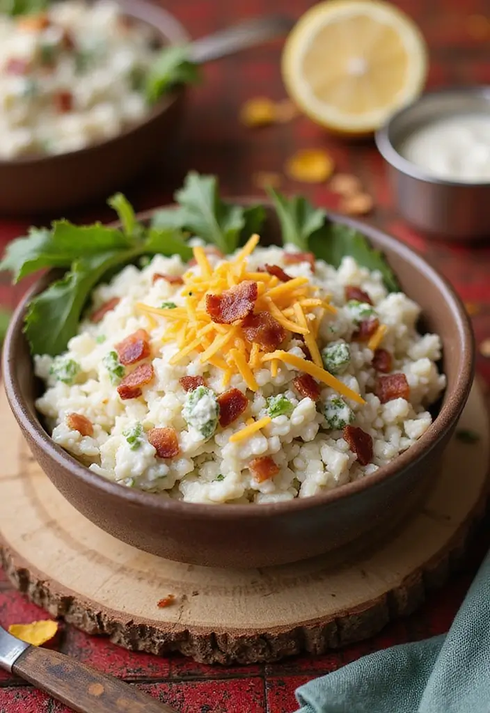25+ Rice Salad Recipes That Are Filling and Flavorful - 18. Bacon Ranch Rice Salad