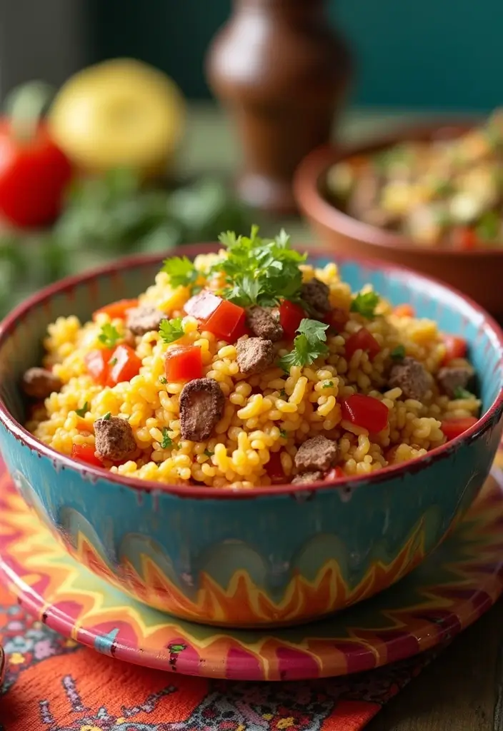 25+ Rice Salad Recipes That Are Filling and Flavorful - 20. Taco Rice Salad