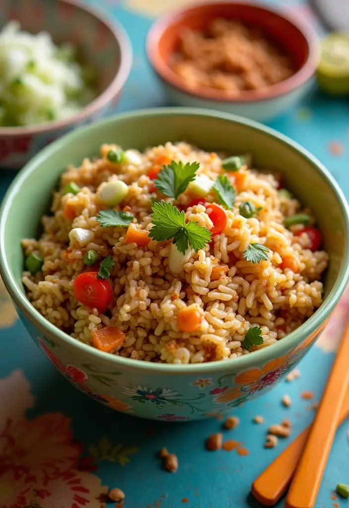 25+ Rice Salad Recipes That Are Filling and Flavorful - 22. Thai Peanut Rice Salad