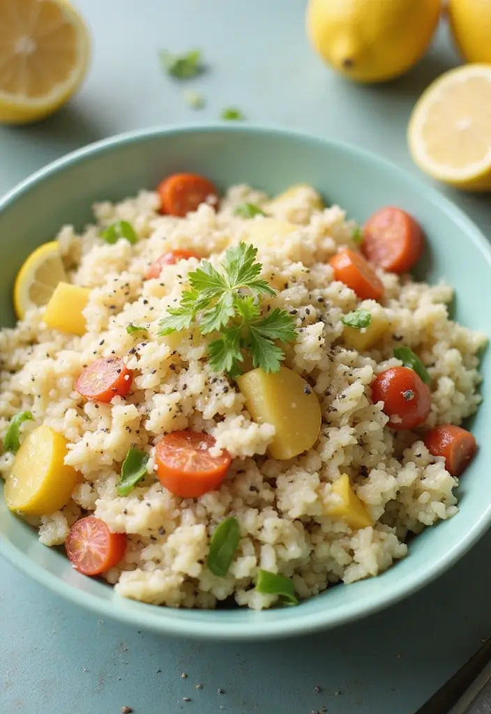 25+ Rice Salad Recipes That Are Filling and Flavorful - 25. Lemon Poppy Seed Rice Salad