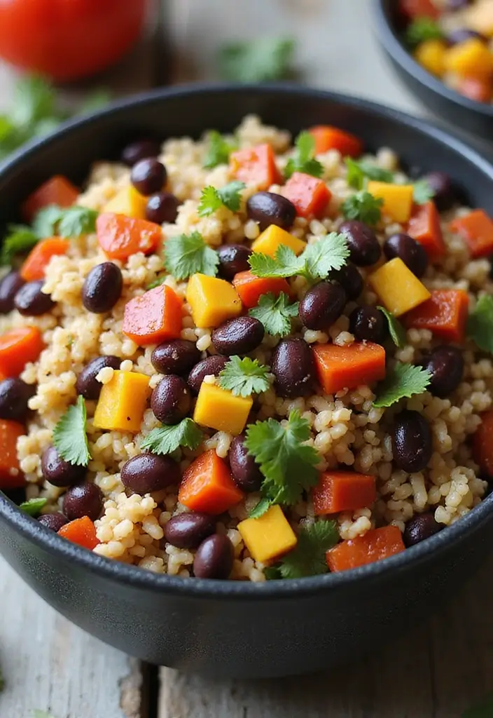 25+ Rice Salad Recipes That Are Filling and Flavorful - 3. Southwest Black Bean Rice Salad