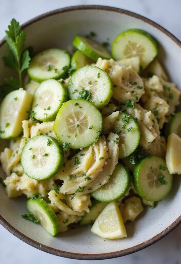 30 Artichoke Salad Recipes for a Mediterranean Touch - 11. Artichoke and Cucumber Salad
