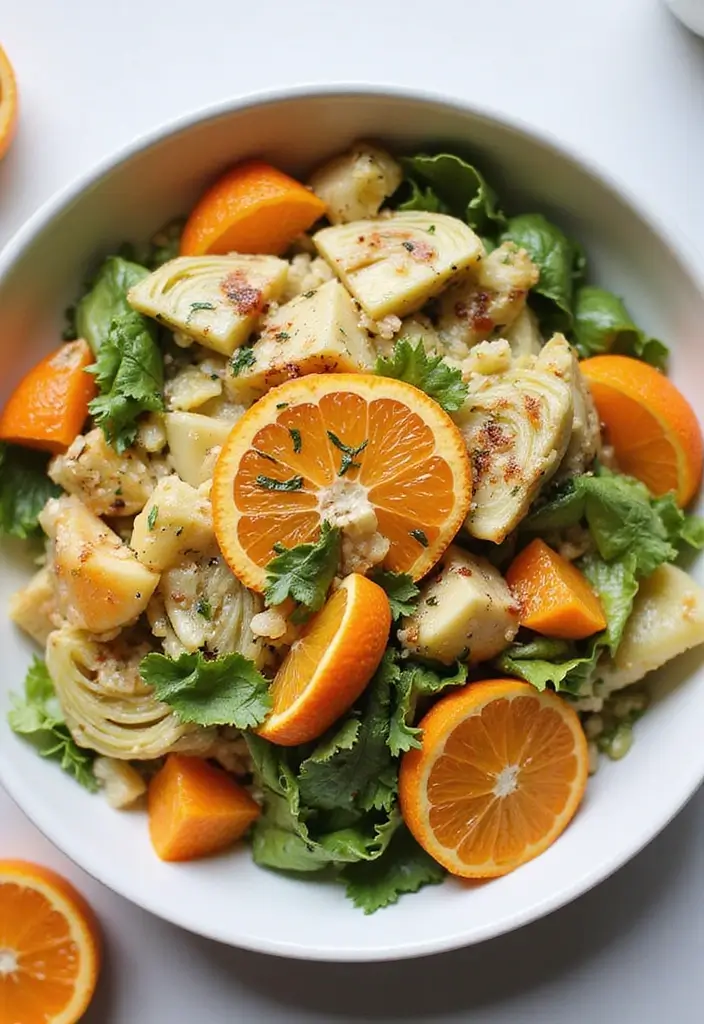 30 Artichoke Salad Recipes for a Mediterranean Touch - 18. Artichoke and Citrus Salad
