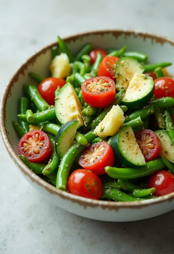 30 Artichoke Salad Recipes for a Mediterranean Touch - 22. Artichoke and Green Bean Salad