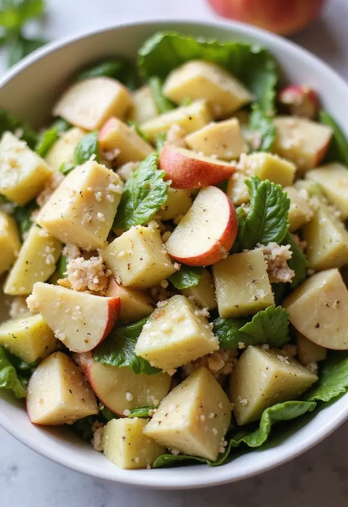 30 Artichoke Salad Recipes for a Mediterranean Touch - 23. Artichoke and Apple Salad