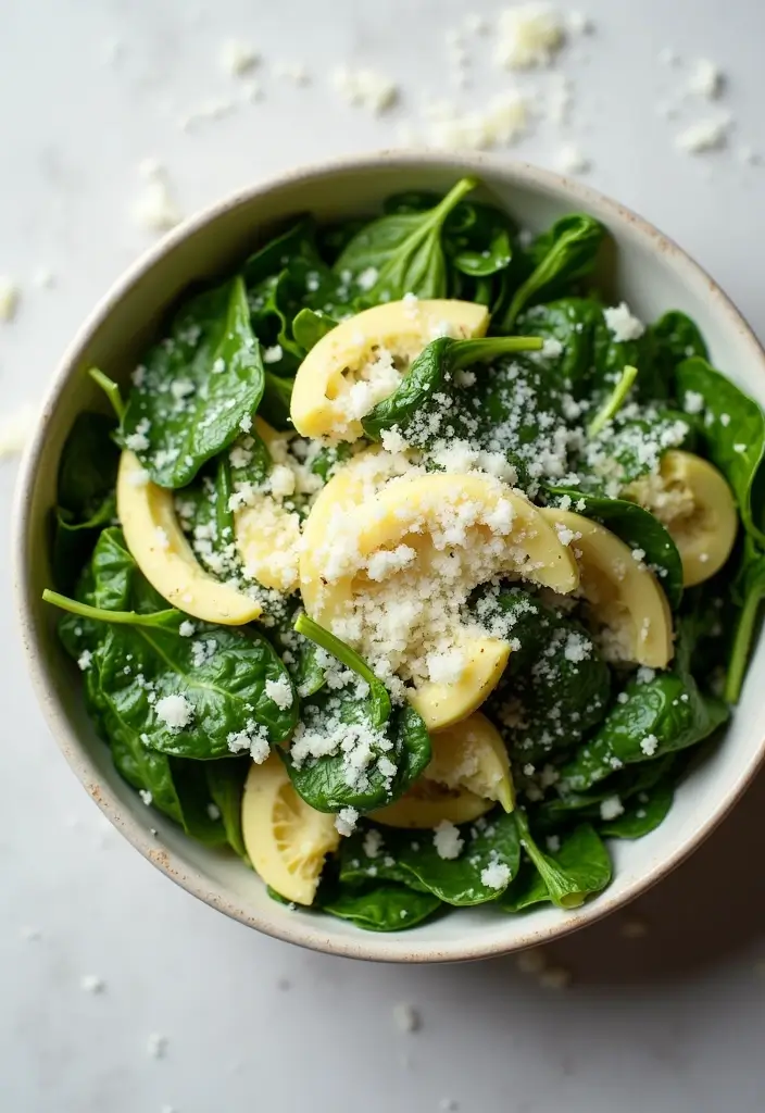 30 Artichoke Salad Recipes for a Mediterranean Touch - 5. Spinach Artichoke Salad