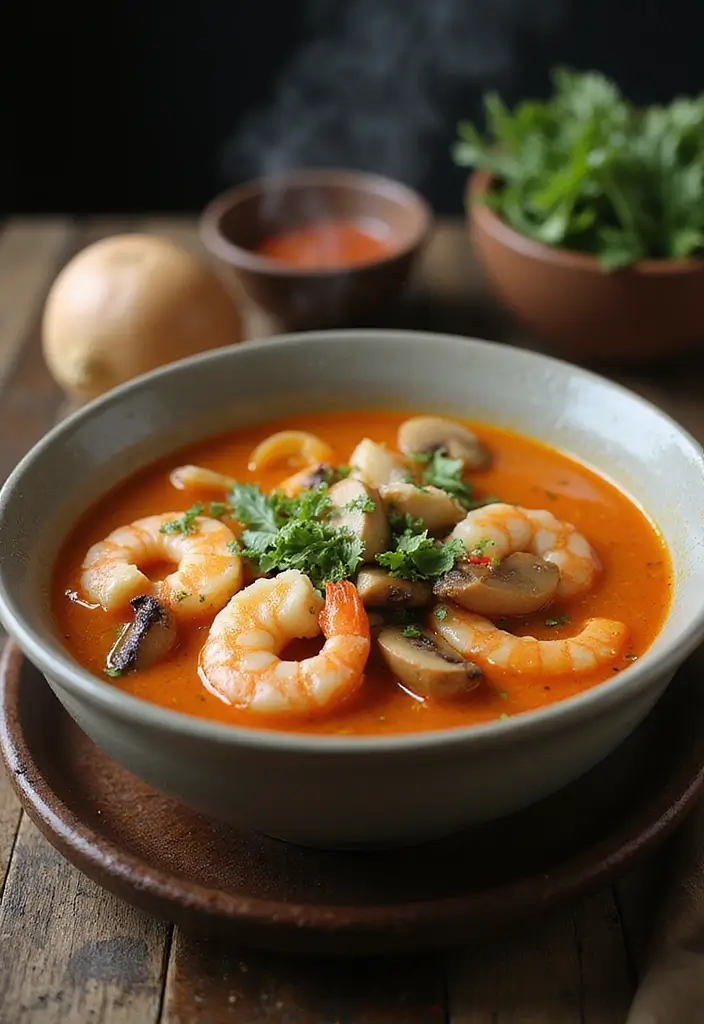 30 Asian Soup Recipes Bursting with Flavor - 3. Thai Tom Yum Soup